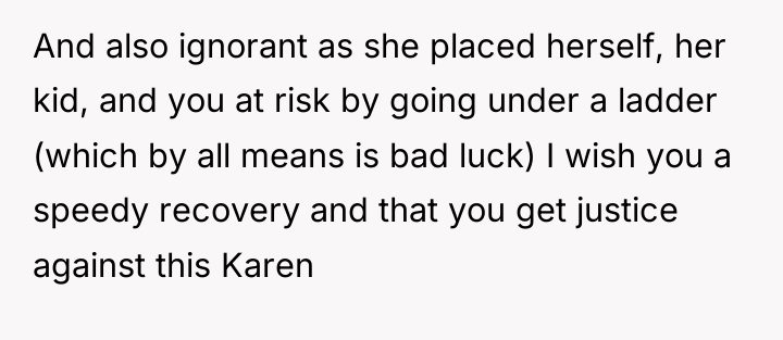 And also ignorant as she placed herself, her kid, and...