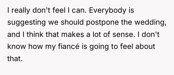 I really don't feel I can. Everybody is suggesting we...