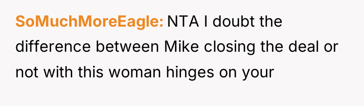 SoMuchMoreEagle NTA I doubt the difference between Mike closing the...