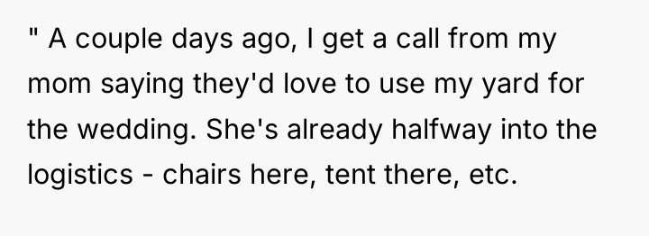" A couple days ago, I get a call from...