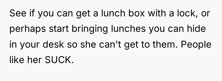 See if you can get a lunch box with a...