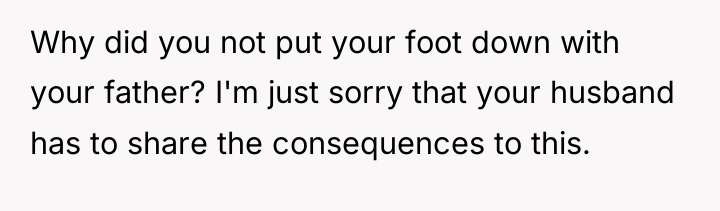 Why did you not put your foot down with your...