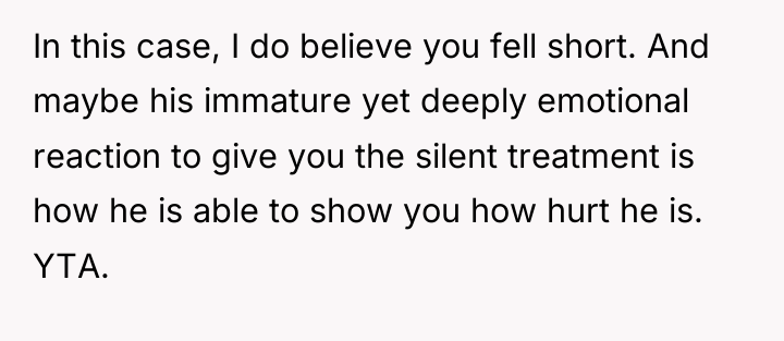 In this case, I do believe you fell short. And...