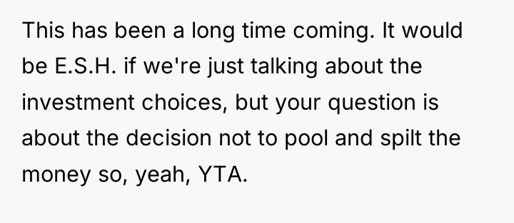 This has been a long time coming. It would be...