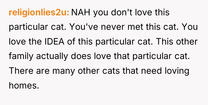 religionlies2u NAH you don't love this particular cat. You've never...