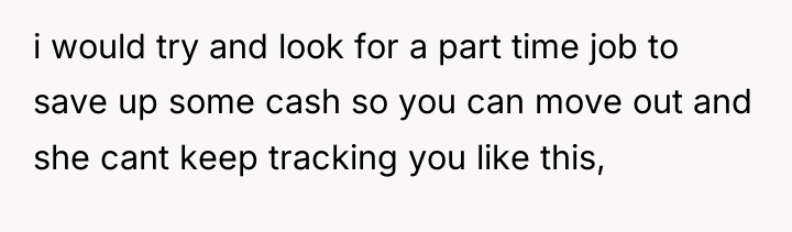 i would try and look for a part time job...