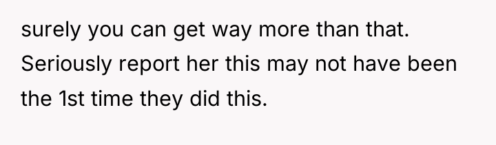 surely you can get way more than that. Seriously report...
