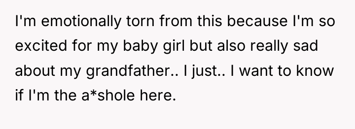 I'm emotionally torn from this because I'm so excited for...