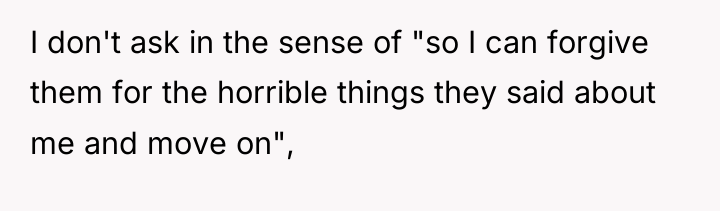 I don't ask in the sense of "so I can...