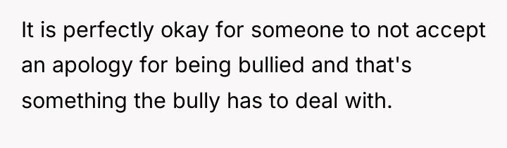 It is perfectly okay for someone to not accept an...
