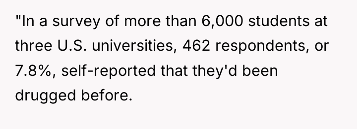 "In a survey of more than 6,000 students at three...