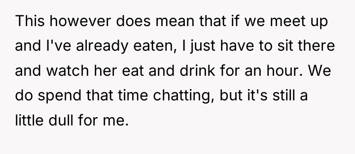 This however does mean that if we meet up and...