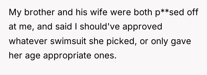 My brother and his wife were both p**sed off at...