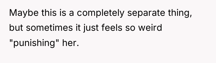 Maybe this is a completely separate thing, but sometimes it...