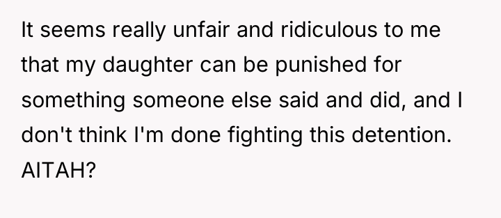 It seems really unfair and ridiculous to me that my...