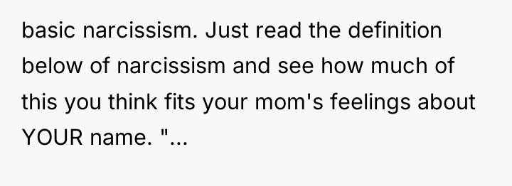basic narcissism. Just read the definition below of narcissism and...