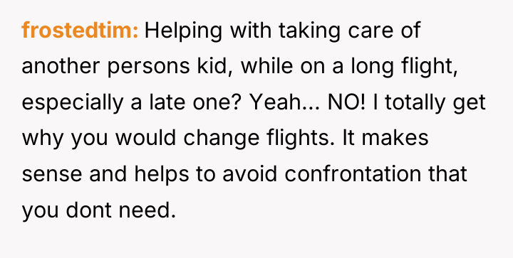 frostedtim Helping with taking care of another persons kid, while...