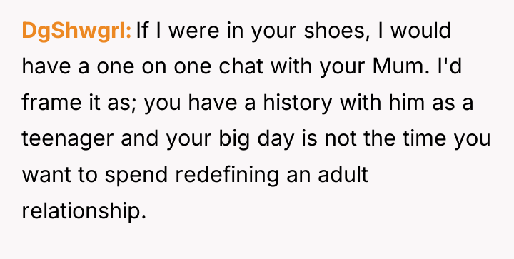DgShwgrl If I were in your shoes, I would have...