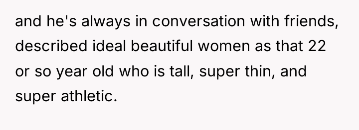 and he's always in conversation with friends, described ideal beautiful...