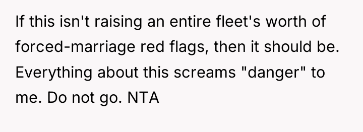 If this isn't raising an entire fleet's worth of forced-marriage...