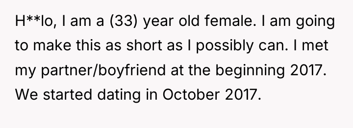 H**lo, I am a (33) year old female. I am...