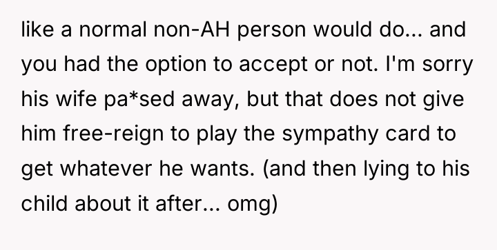 like a normal non-AH person would do... and you had...