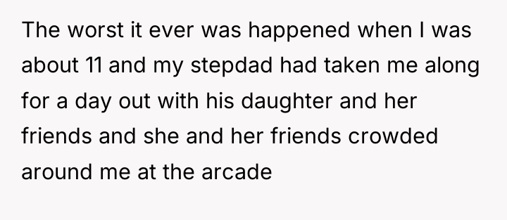 The worst it ever was happened when I was about...