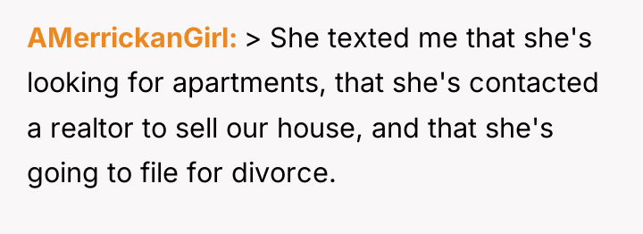 AMerrickanGirl > She texted me that she's looking for apartments,...