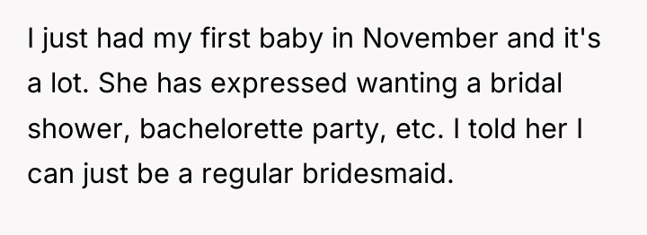 I just had my first baby in November and it's...