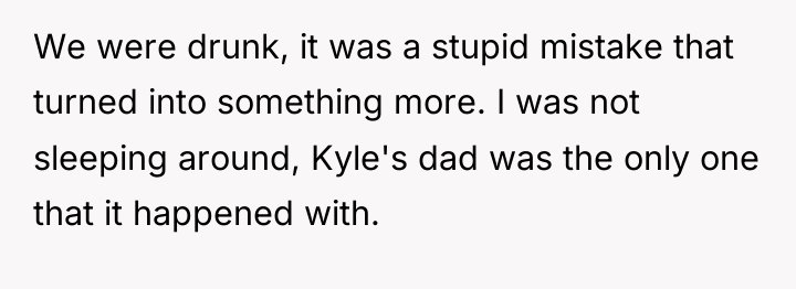 We were drunk, it was a stupid mistake that turned...