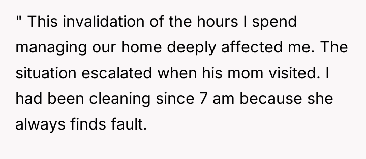 " This invalidation of the hours I spend managing our...