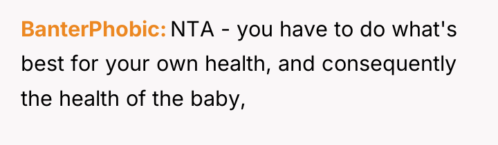 BanterPhobic NTA - you have to do what's best for...