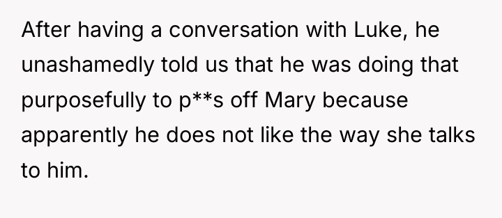 After having a conversation with Luke, he unashamedly told us...