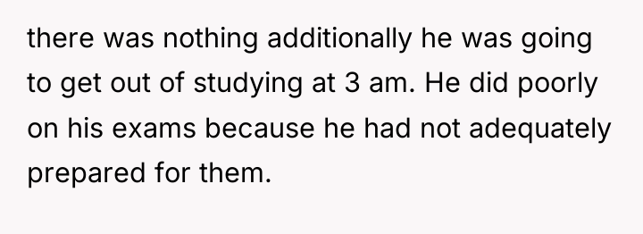 there was nothing additionally he was going to get out...