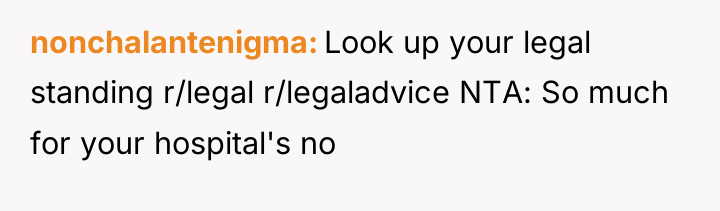 nonchalantenigma Look up your legal standing r/legal r/legaladvice NTA: So...
