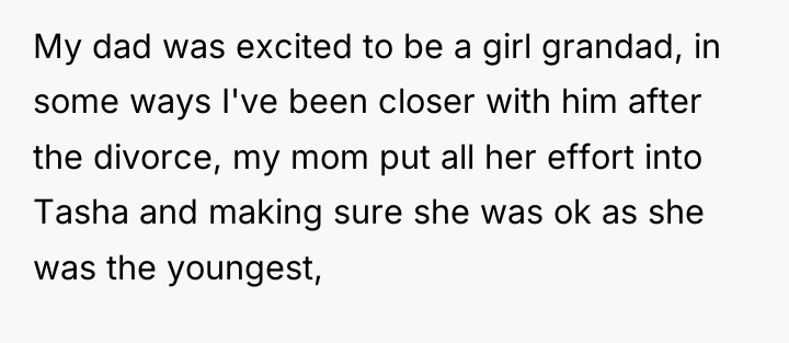 My dad was excited to be a girl grandad, in...