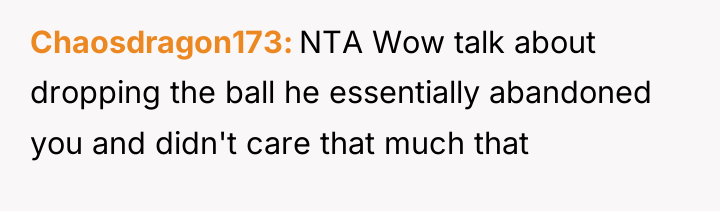 Chaosdragon173 NTA Wow talk about dropping the ball he essentially...
