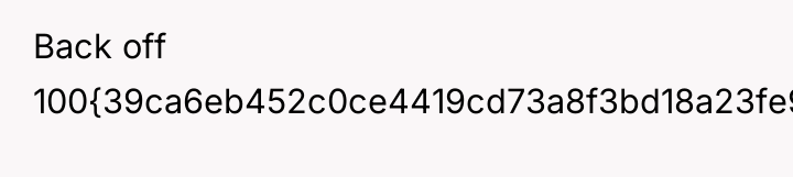 Back off 100{39ca6eb452c0ce4419cd73a8f3bd18a23fe95ab4febb092bc2ab1b542eeea82f}.
