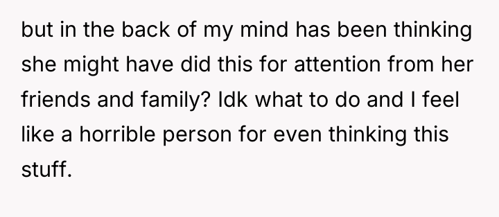 but in the back of my mind has been thinking...