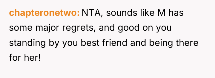 chapteronetwo NTA, sounds like M has some major regrets, and...