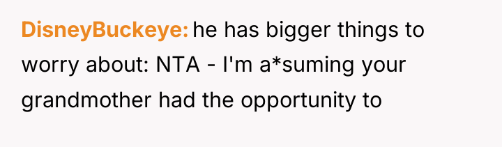 DisneyBuckeye he has bigger things to worry about: NTA -...