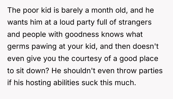 The poor kid is barely a month old, and he...