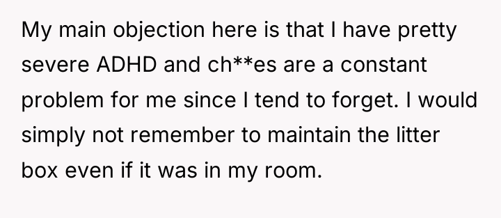 My main objection here is that I have pretty severe...
