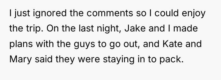 I just ignored the comments so I could enjoy the...