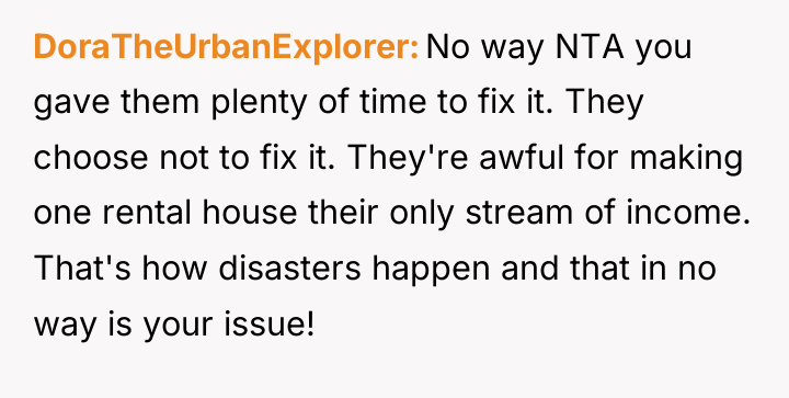 DoraTheUrbanExplorer No way NTA you gave them plenty of time...