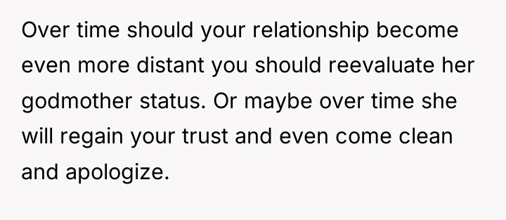 Over time should your relationship become even more distant you...