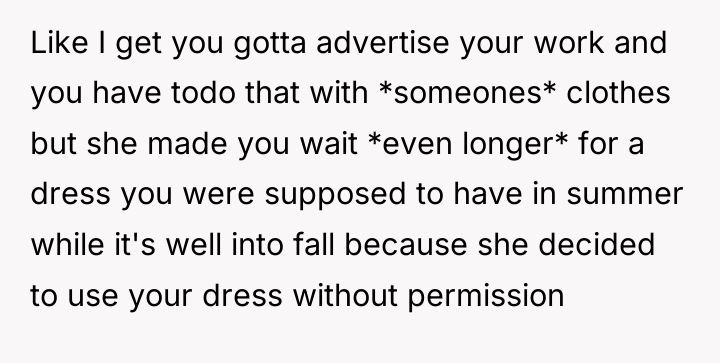 Like I get you gotta advertise your work and you...