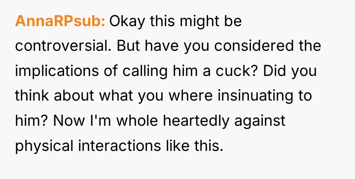 AnnaRPsub Okay this might be controversial. But have you considered...