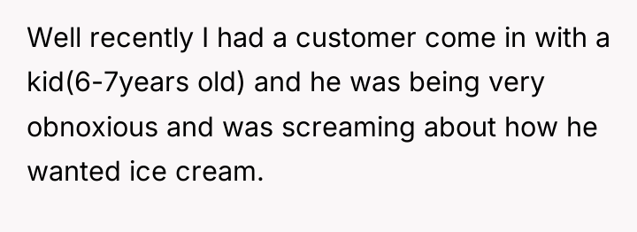 Well recently I had a customer come in with a...