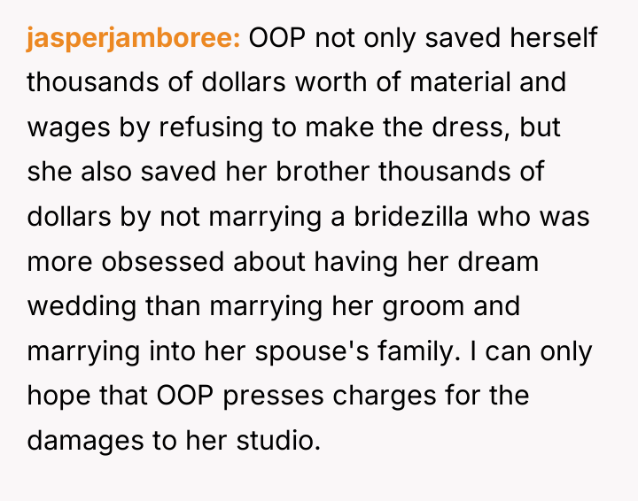 jasperjamboree OOP not only saved herself thousands of dollars worth...